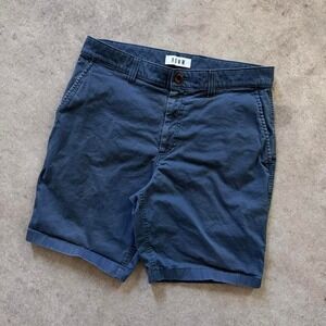 Rowm Chino Shorts - Navy Blue in Excellent Condition •size 33‎